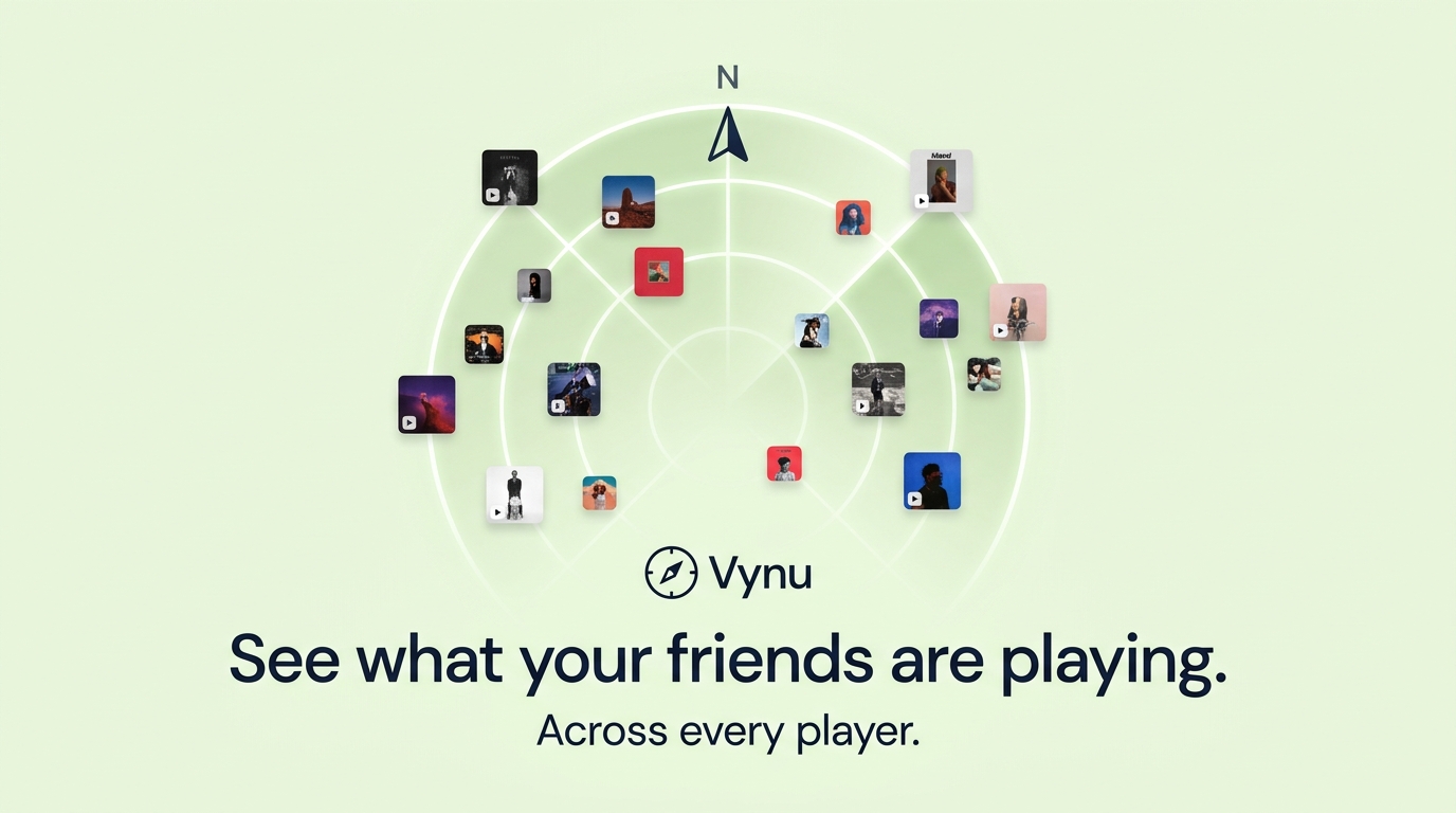 we're building an android widget that shows what your friends are listening to across spotify, apple logo